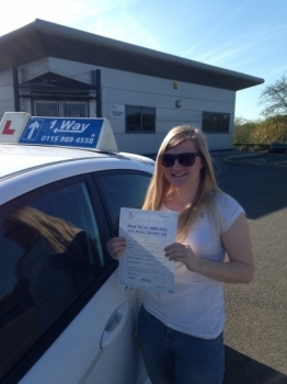 Passed on 15th April 2014 at Colwick Driving Test Centre with the help of her Driving Instructor Martin Powell....